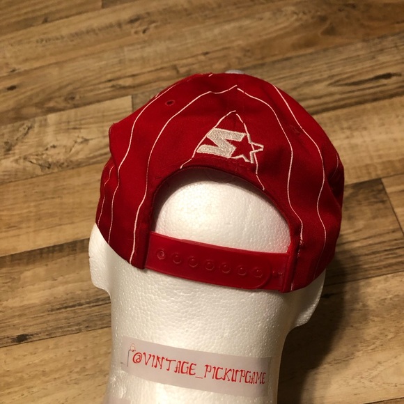 Mlb Cincinnati Reds ‘pinstripes’ Vintage Snapback By Starter
. - Picture 3 of 4